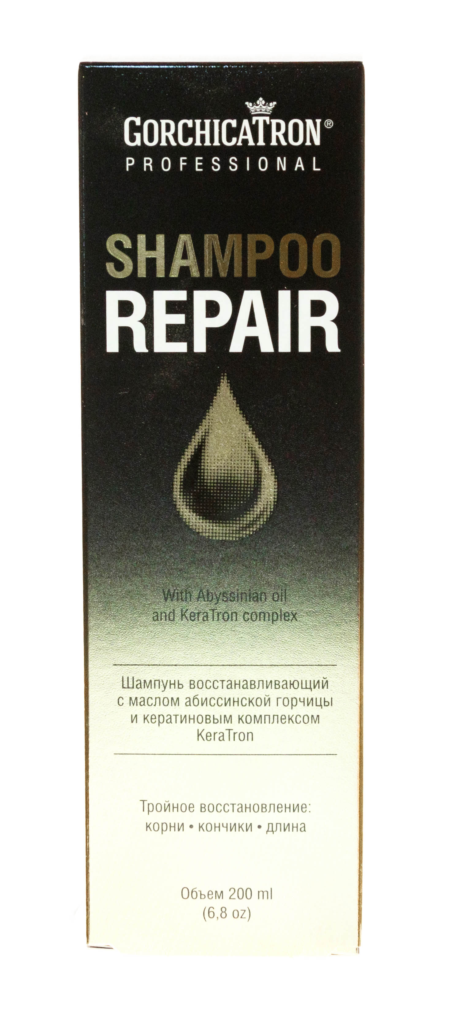 Горчицатрон Шампунь восстанавливающий с маслом абиссинской горчицы и кератиновым комплексом Keratron для укрепле (Горчицатрон, Горчицатрон) фото 1