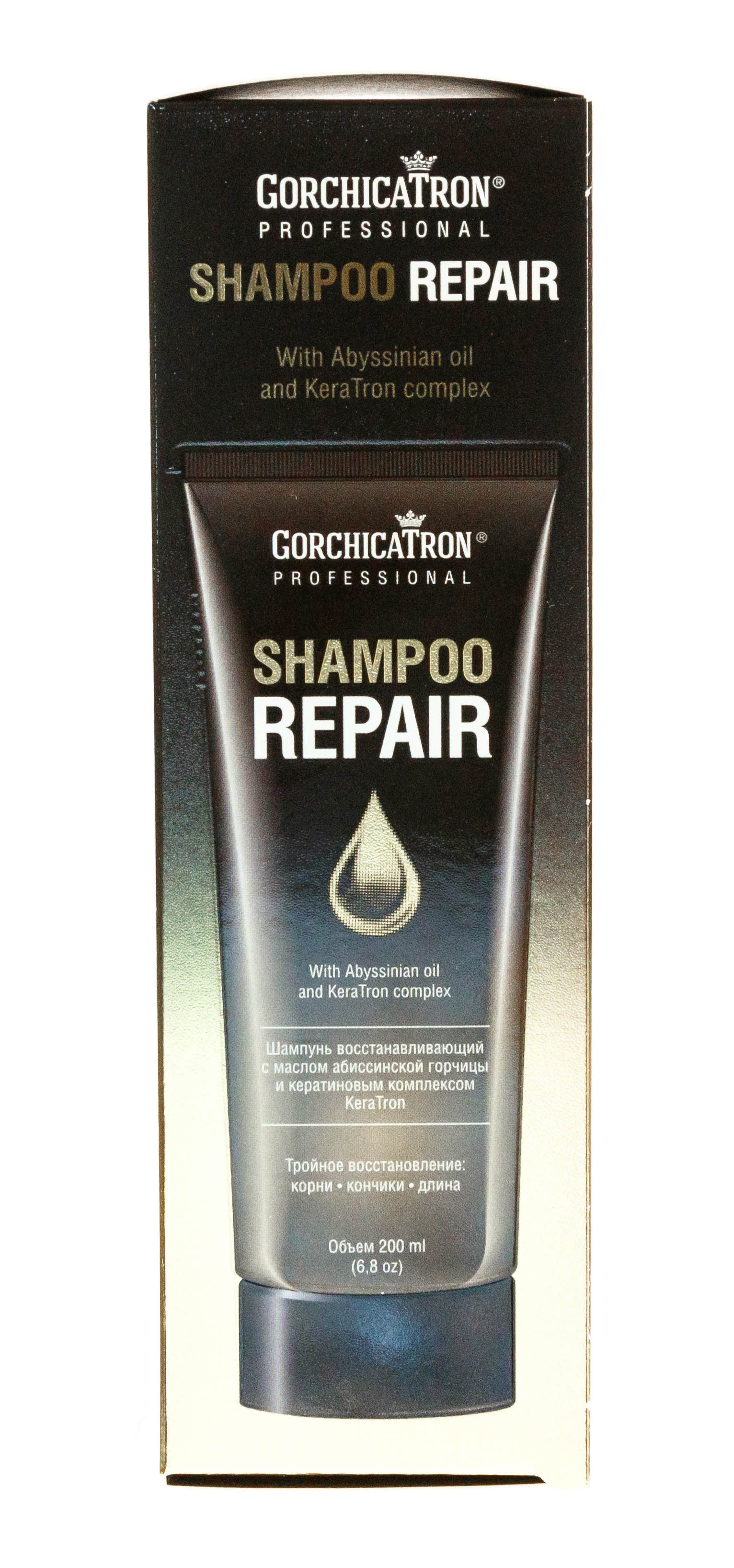 Горчицатрон Шампунь восстанавливающий с маслом абиссинской горчицы и кератиновым комплексом Keratron для укрепле (Горчицатрон, Горчицатрон) фото 3