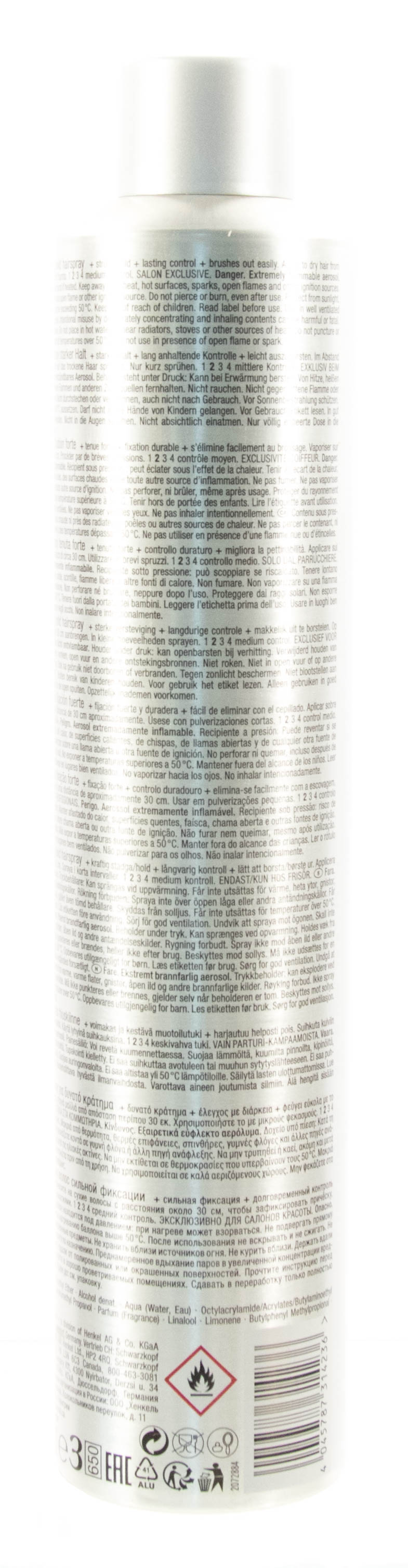 Шварцкопф Профешнл Лак для волос сильной фиксации 500 мл (Schwarzkopf Professional, Osis) фото 2