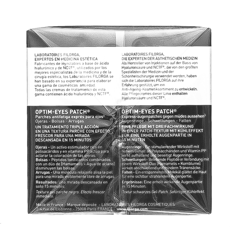 Филорга Экспресс-патчи для контура глаз против усталости, 8 х 2 (Filorga, Optim-Eyes) фото 5