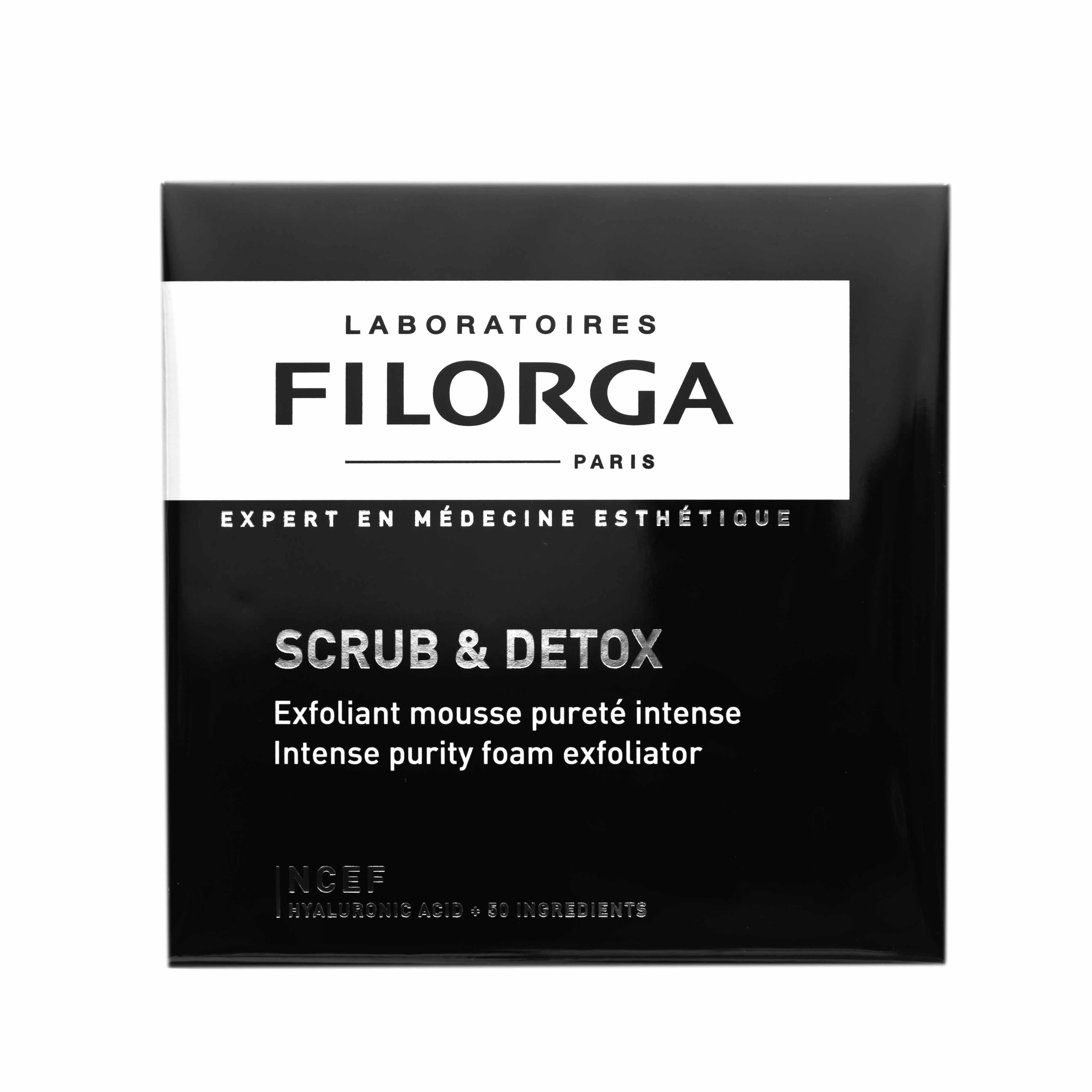 Филорга Эксфолиант-мусс для интенсивного очищения кожи Scrub-Detox, 50 мл (Filorga, Scrub & Mask) фото 4