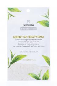 Sesderma Маска увлажняющая для лица Green tea therapy mask, 1 шт. фото