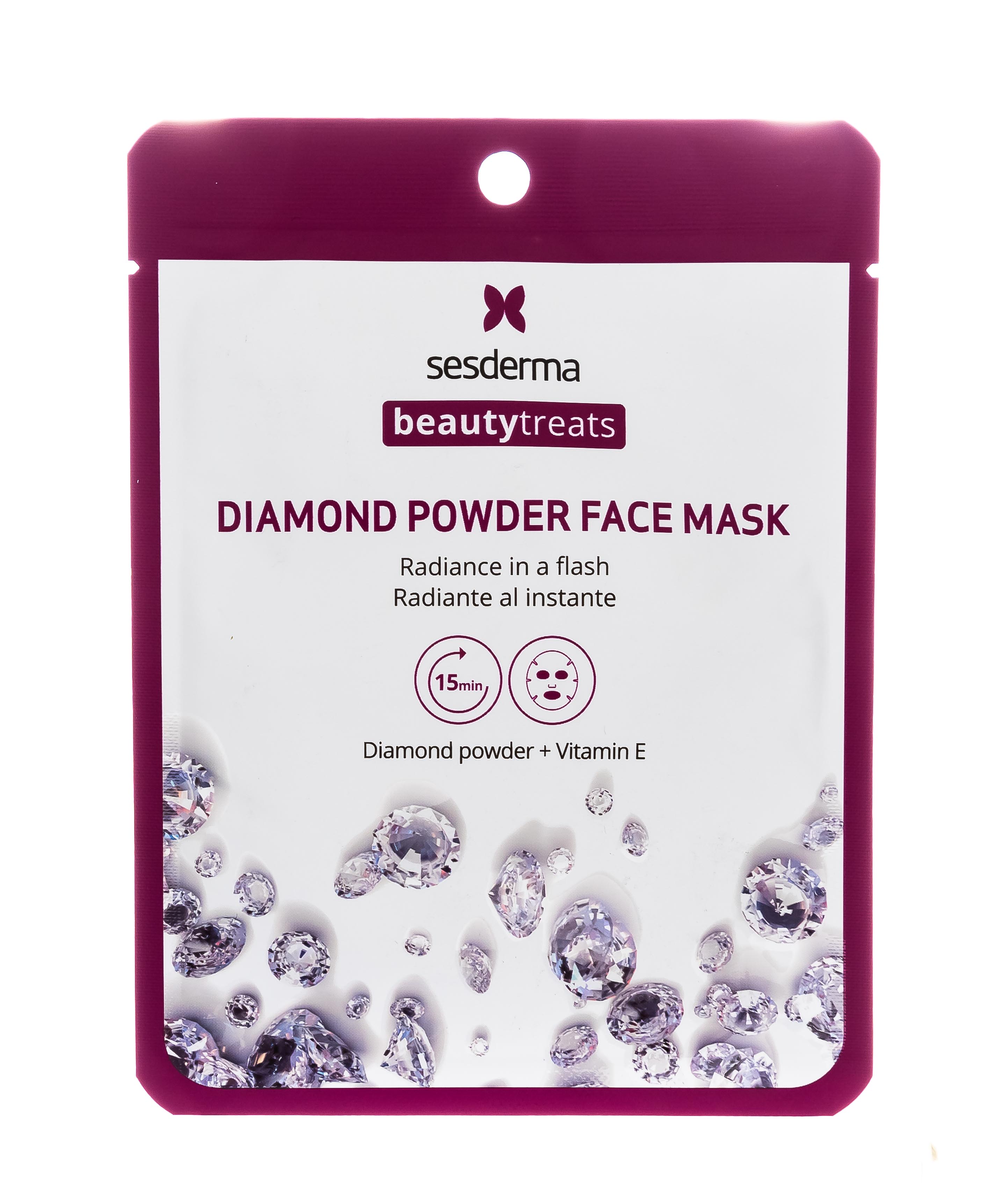 Сесдерма Маска для сияния кожи Diamond powder face mask, 1 шт (Sesderma, Beauty Treats) фото 1