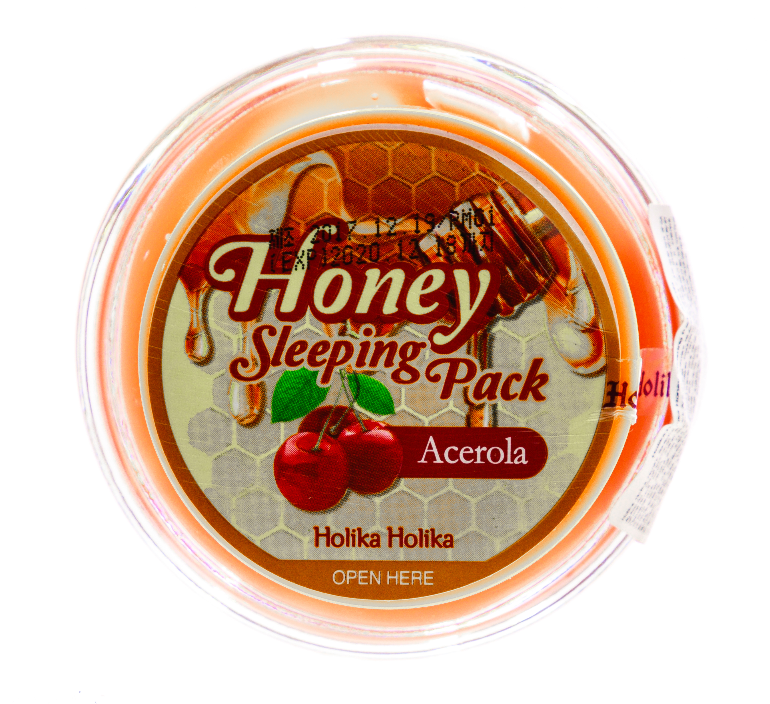 Холика Холика Маска для лица ночная, медовая с барбадосской вишней 90 мл (Holika Holika, Honey Sleeping) фото 2