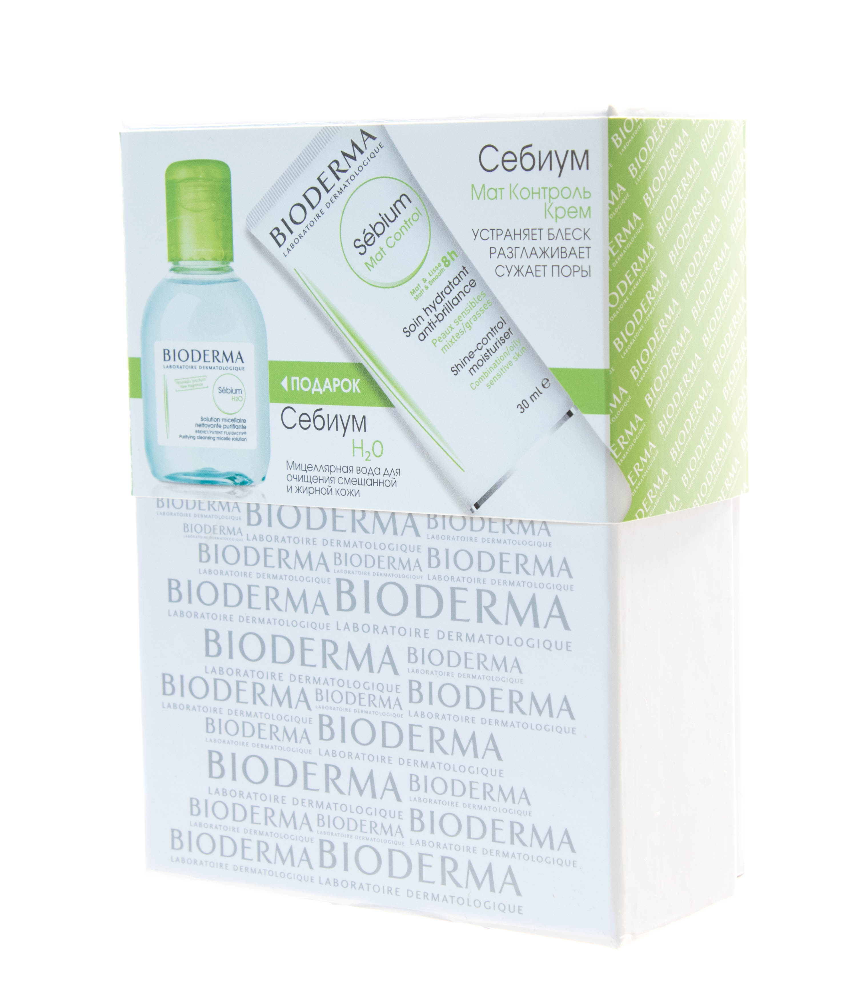 Биодерма Набор Себиум Мат Контроль 30 мл + Себиум вода 100 мл (Bioderma, Sebium) фото 4