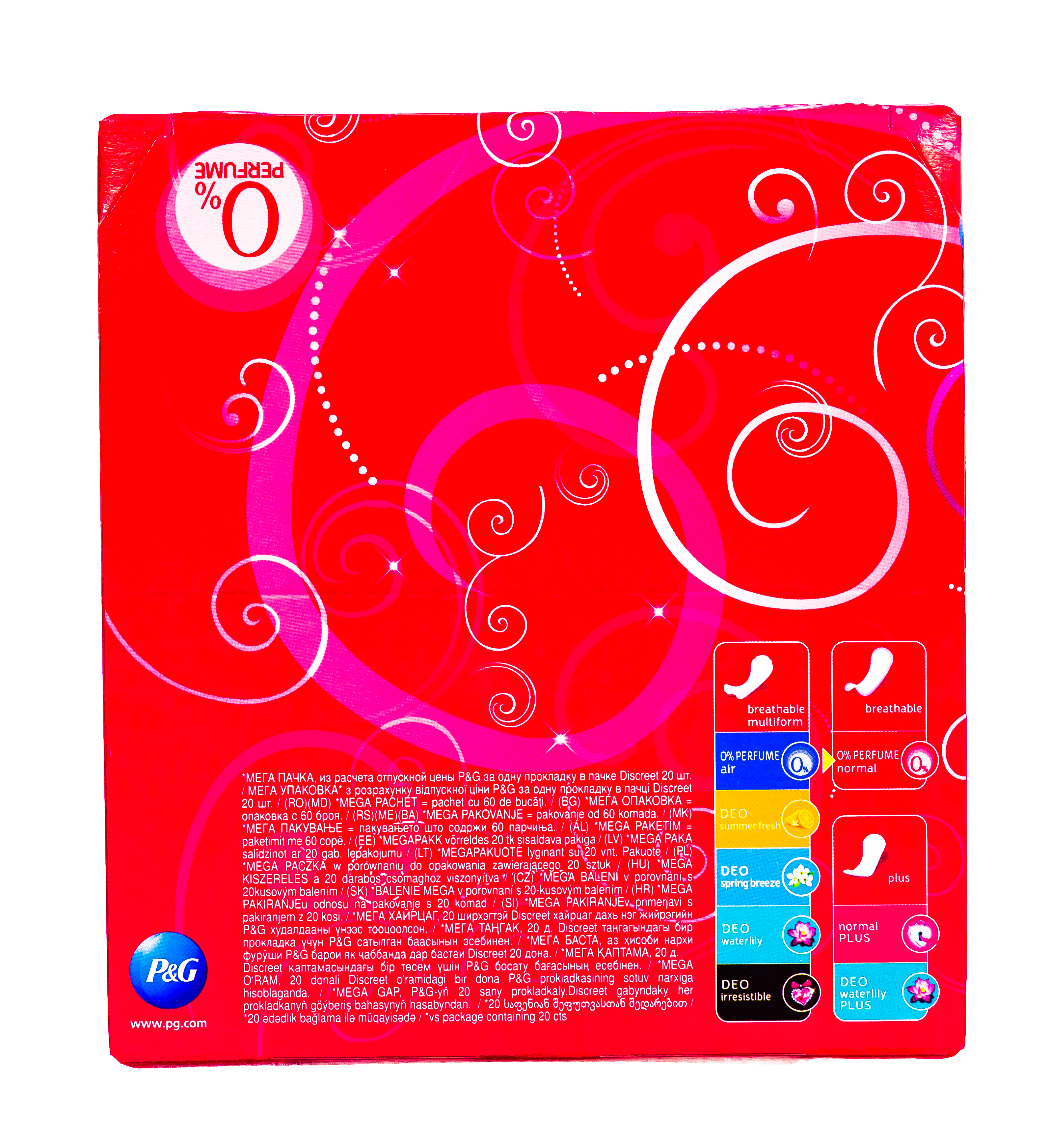 Дискрит Ежедневные дышащие прокладки, 60 шт (Discreet, Normal) фото 3