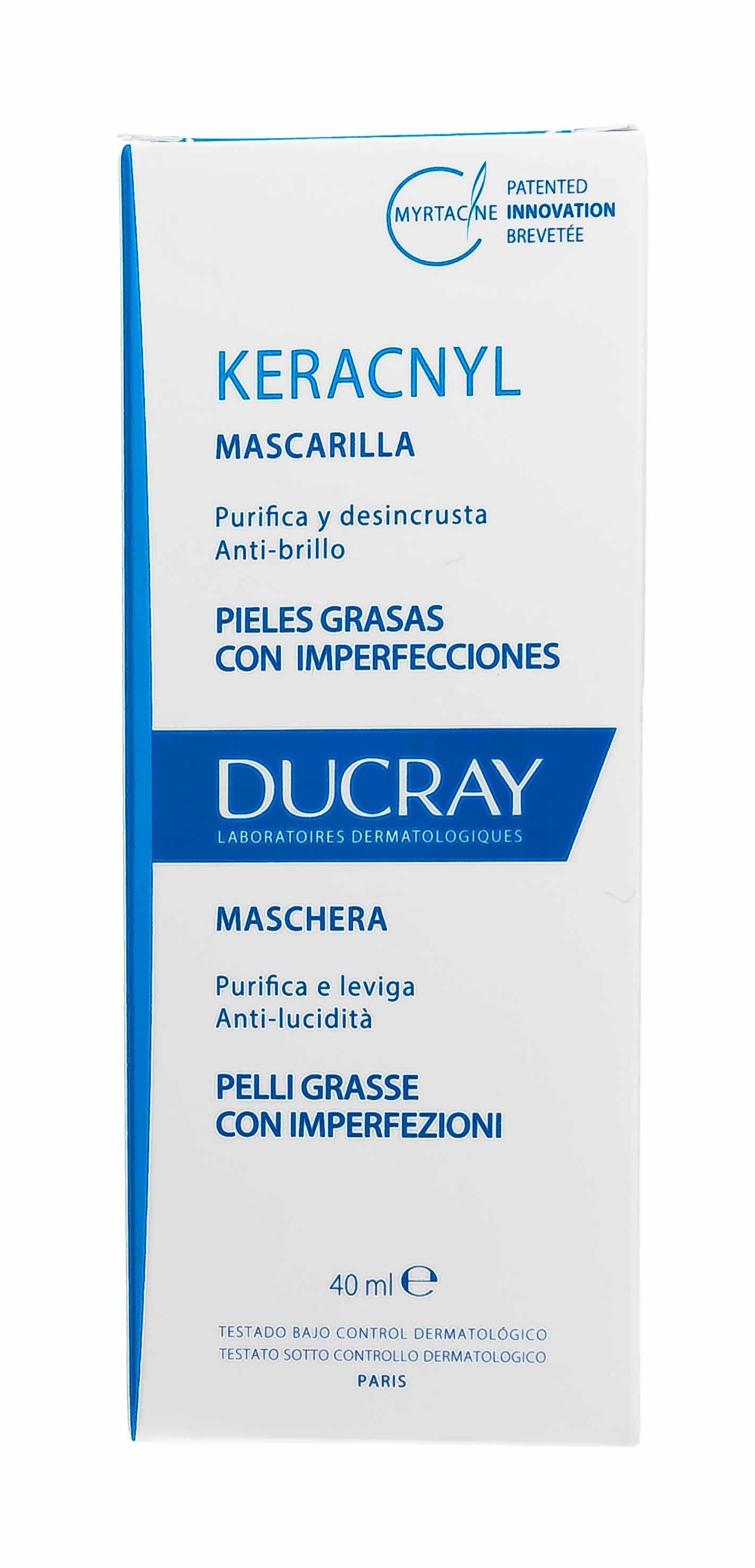 Дюкрэ Керакнил Очищающая маска 40 мл (Ducray, Проблемная кожа лица) фото 4