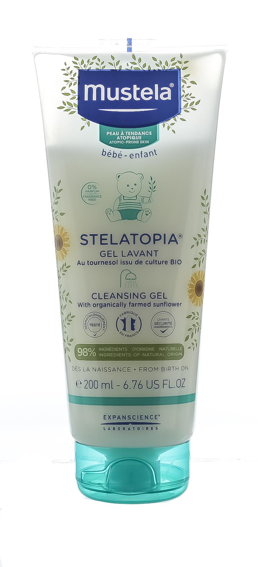 Мустела Очищающий гель для купания Stelatopia 200 мл (Mustela, Stelatopia) Мустела Очищающий гель для купания Stelatopia 200 мл (Mustela, Stelatopia) фото 4