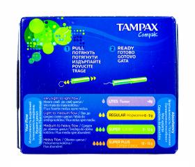 Tampax Тампоны Компак с аппликатором Супер 8. фото