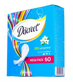 Discreet Ежедневные дышащие прокладки мультиформ, 60 шт. фото