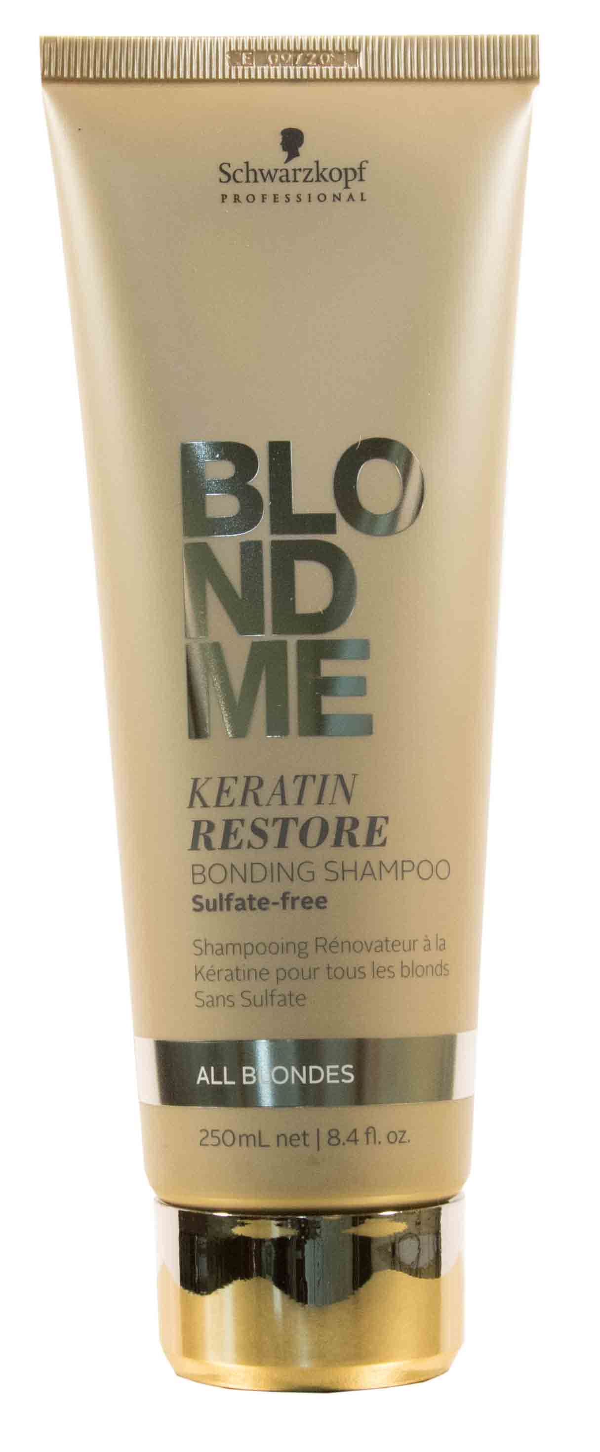 Шварцкопф Профешнл Бондинг-шампунь кератиновое восстановление для волос блонд 250 мл (Schwarzkopf Professional, Blondme) фото 1