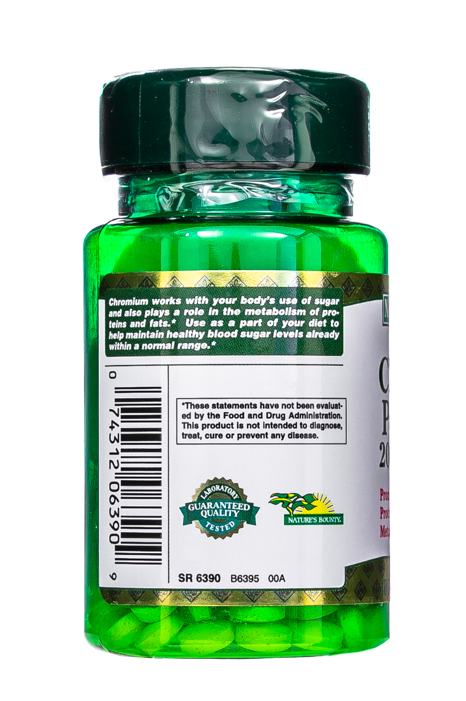 Нэйчес Баунти Бездрожжевой Пиколинат Хрома 100 таблеток (Nature's Bounty, Минералы) фото 7