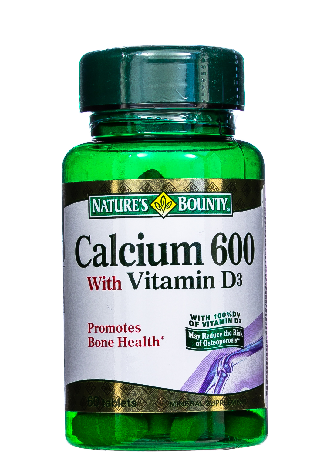 Natures Bounty Кальций 600 с витамином D 60 таблеток (Natures Bounty, Витамины)