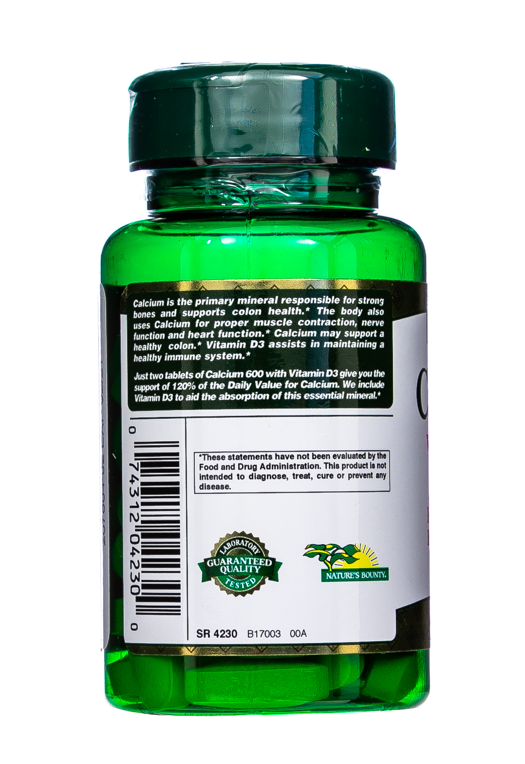 Нэйчес Баунти Кальций 600 с витамином D 60 таблеток (Nature's Bounty, Минералы) фото 7