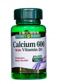 Natures Bounty Кальций 600 с витамином D 60 таблеток. фото