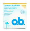 О Би Тампоны с аппликатором супер  16 штук (O.B., Compact Applicator) фото 2