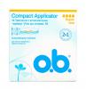 О Би Тампоны с аппликатором супер  16 штук (O.B., Compact Applicator) фото 5