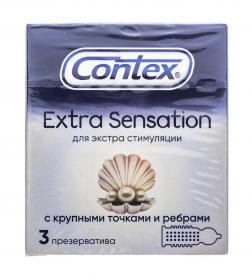 Contex Презервативы Extra Sensation с крупными точками и ребрами, 3. фото