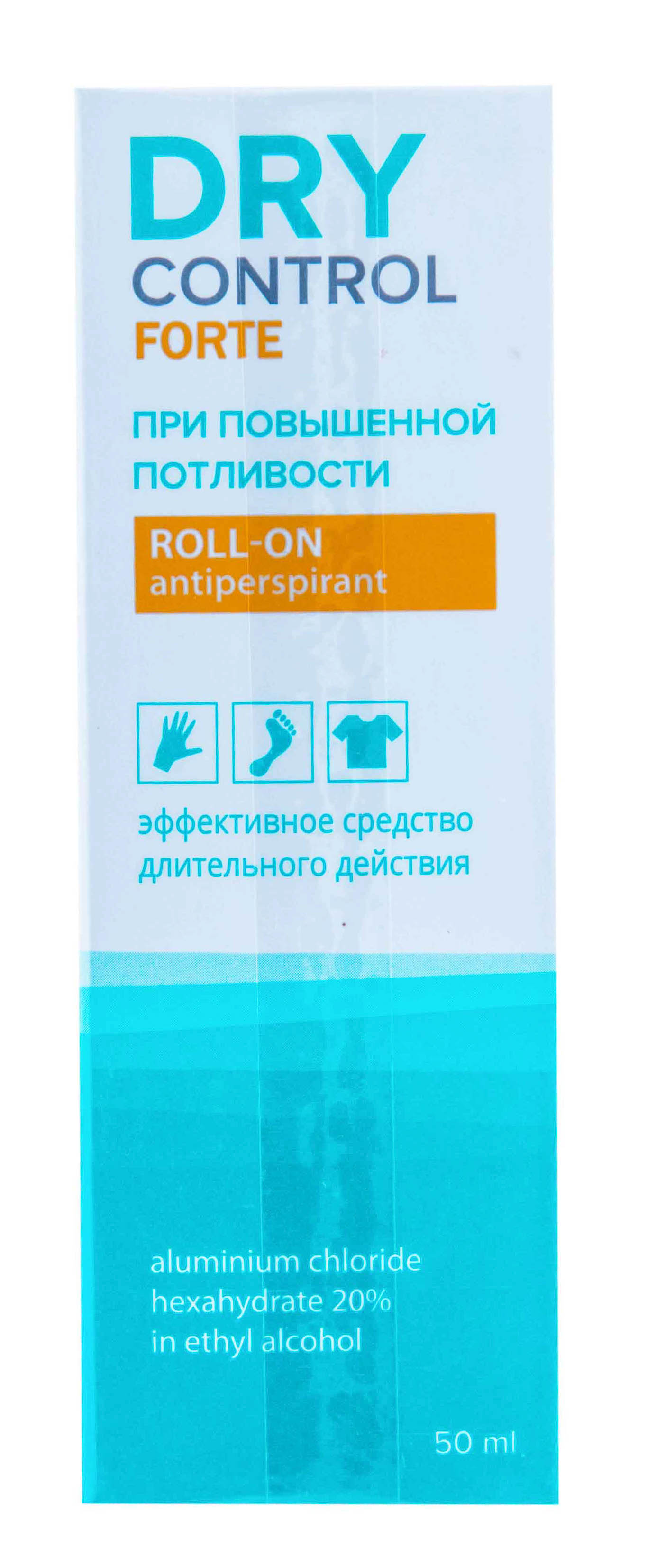Драй Контрол Форте ролик от обильного потоотделения 20%,  50 мл (Dry Control, Dry Control) фото 0