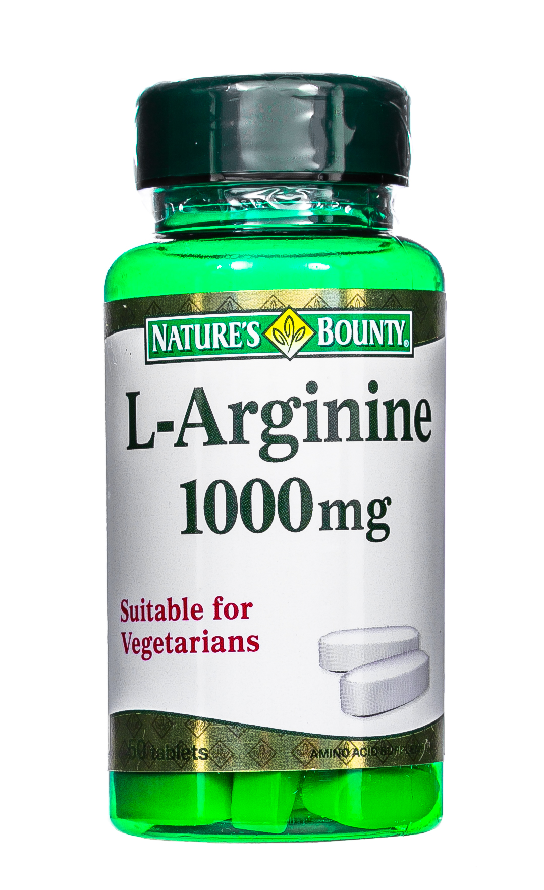 Nature's Bounty L-аргинин 1000 мг 50 таблеток (Nature's Bounty, Аминокислоты) цена и фото