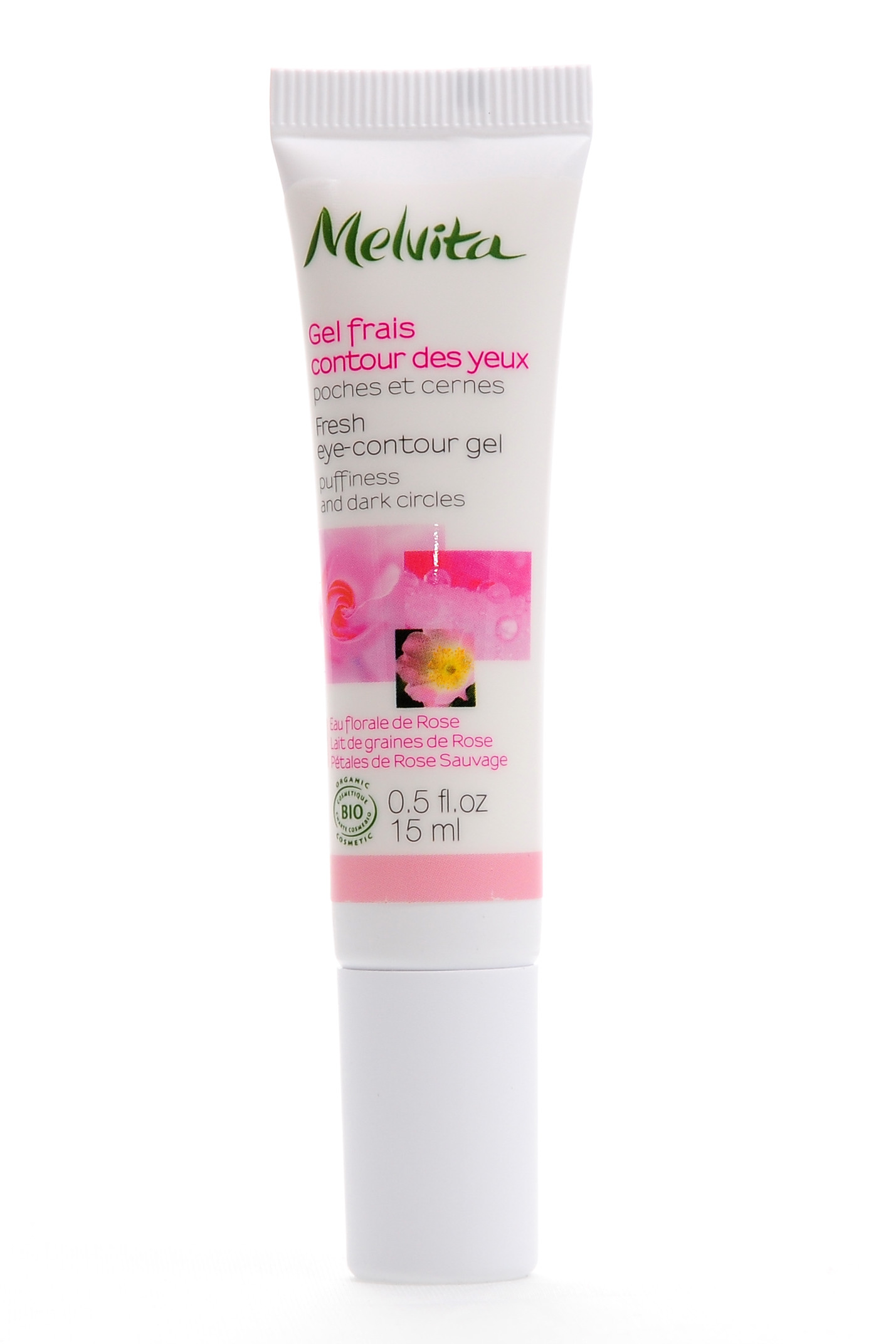 Мелвита Гель для кожи вокруг глаз Розовый Нектар 15 мл (Melvita, Nectar de Rose) фото 1