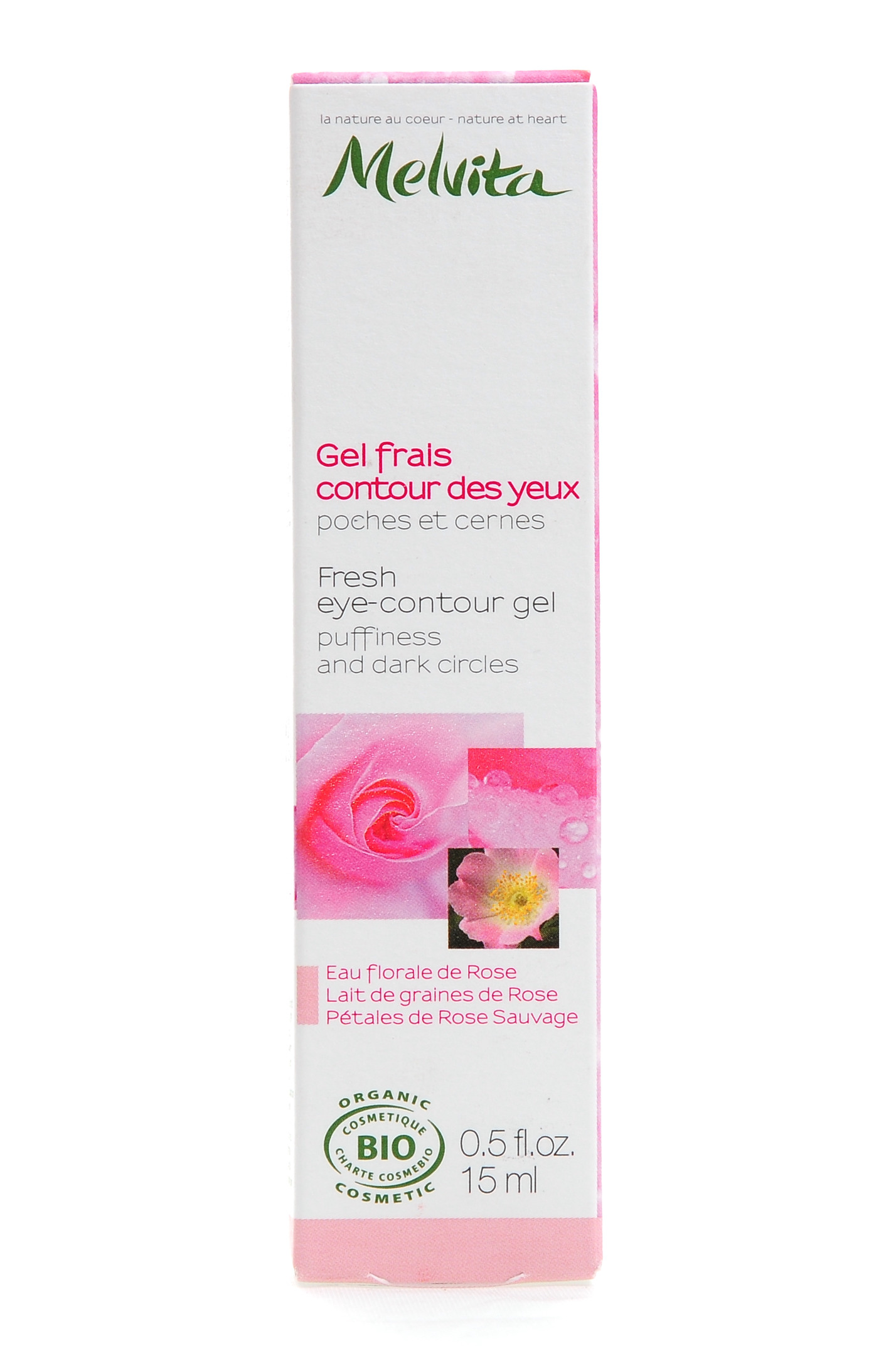 Мелвита Гель для кожи вокруг глаз Розовый Нектар 15 мл (Melvita, Nectar de Rose) фото 3