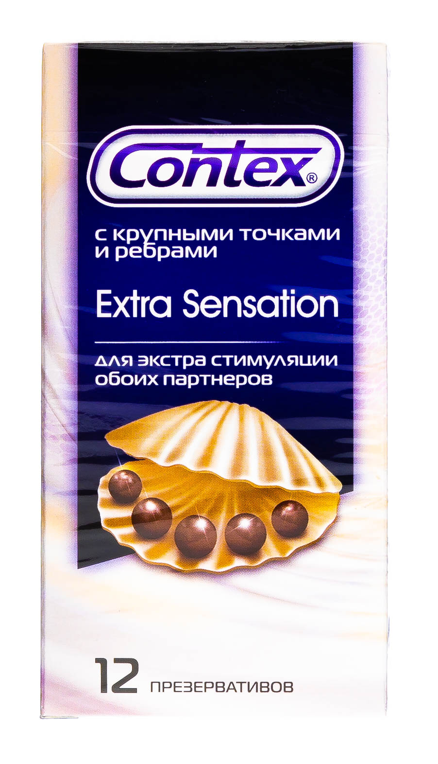 Контекс Презервативы Extra Sensation с крупными точками и ребрами, 18 шт (Contex, Презервативы) фото 0