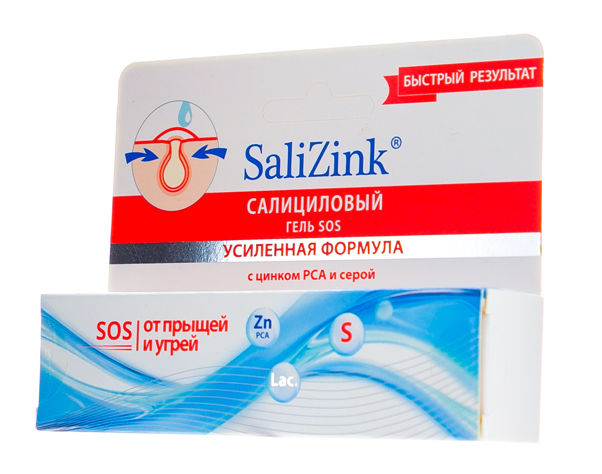 Салицинк Гель-SOS локального действия для проблемной кожи, 15 мл (Salizink, Жирная и комбинированная кожа) фото 3