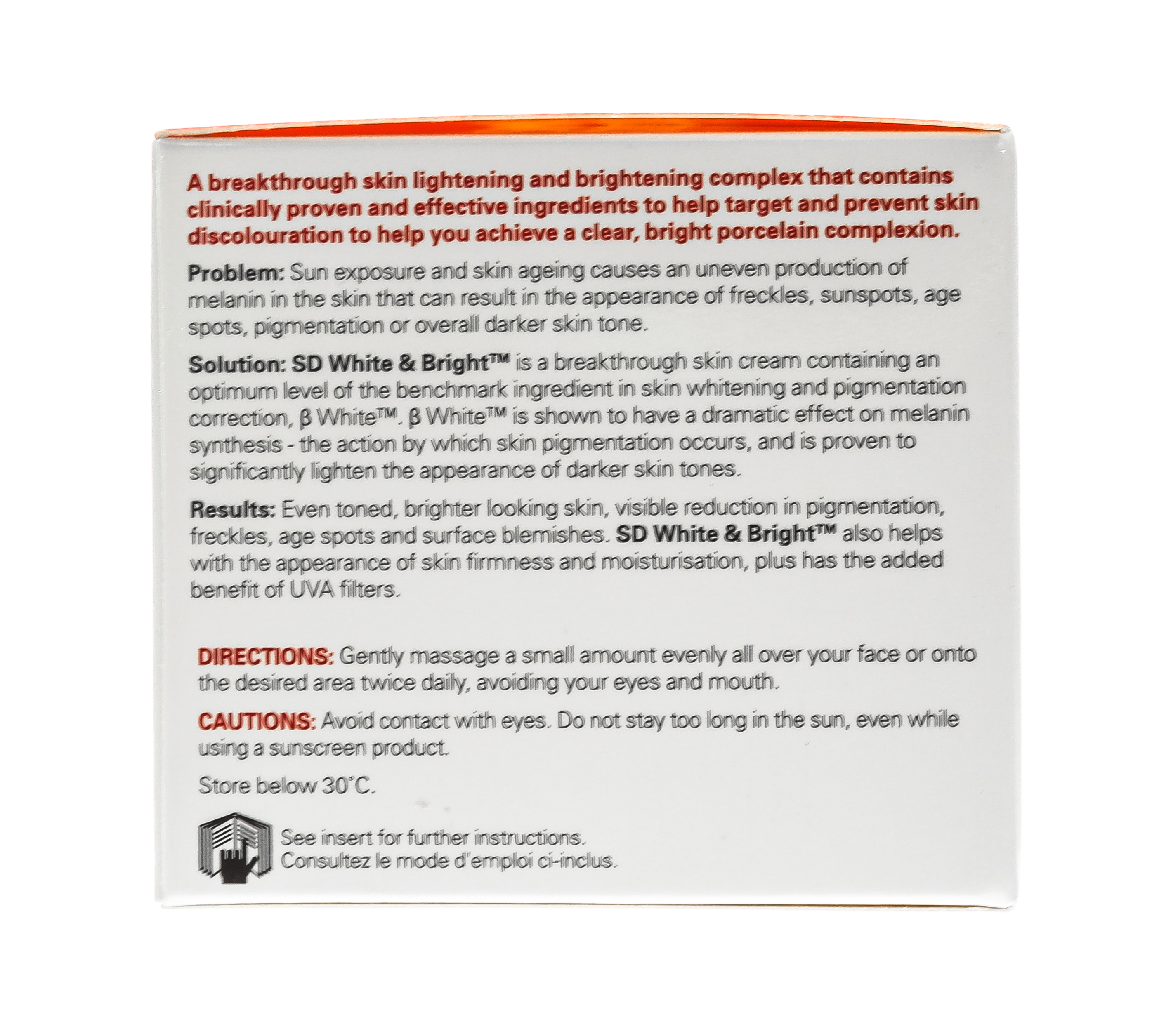 Скин Докторс Отбеливающий крем SD White & Bright 50 мл (Skin Doctors, Clear) фото 1