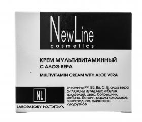 New line Крем мультивитаминный с алоэ вера 50 мл. фото