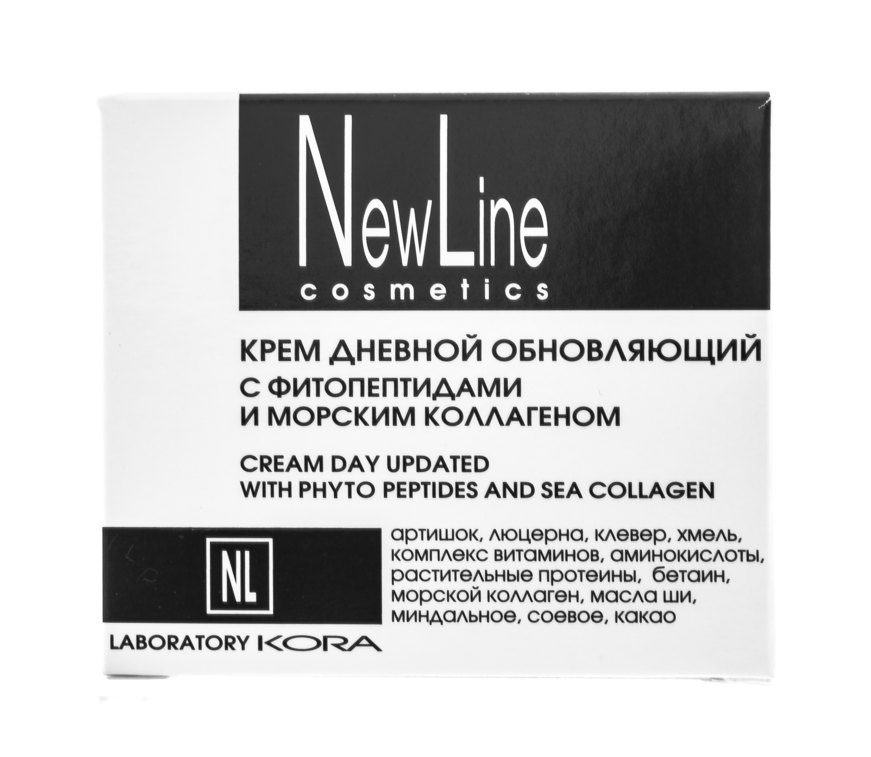 Нью Лайн Крем дневной обновляющий с фитопептидами и морским коллагеном  50 мл (New line, New line Крема) фото 1