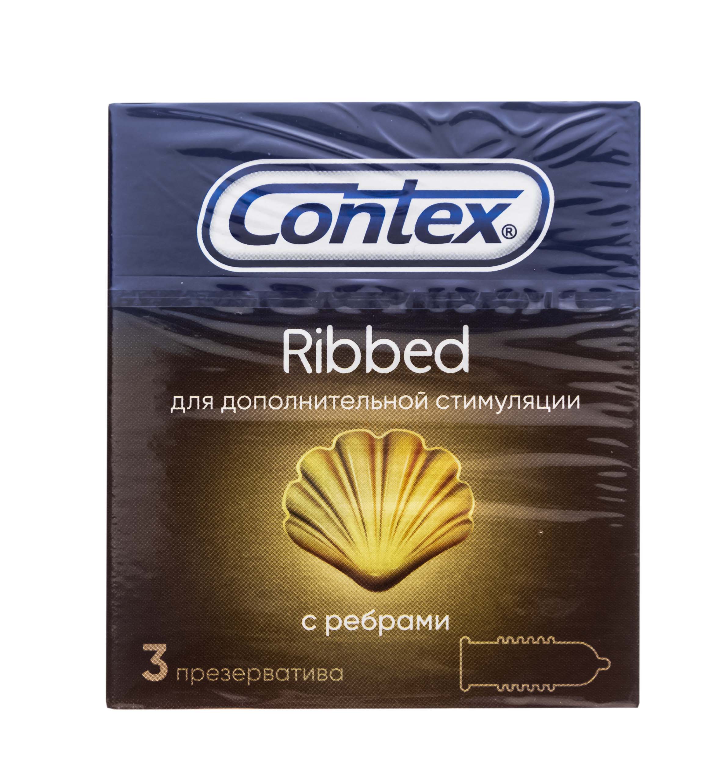 Contex Презервативы Ribbed ребристые, №3 (Contex, Презервативы) презервативы duett ribbed ребристые 3 штуки