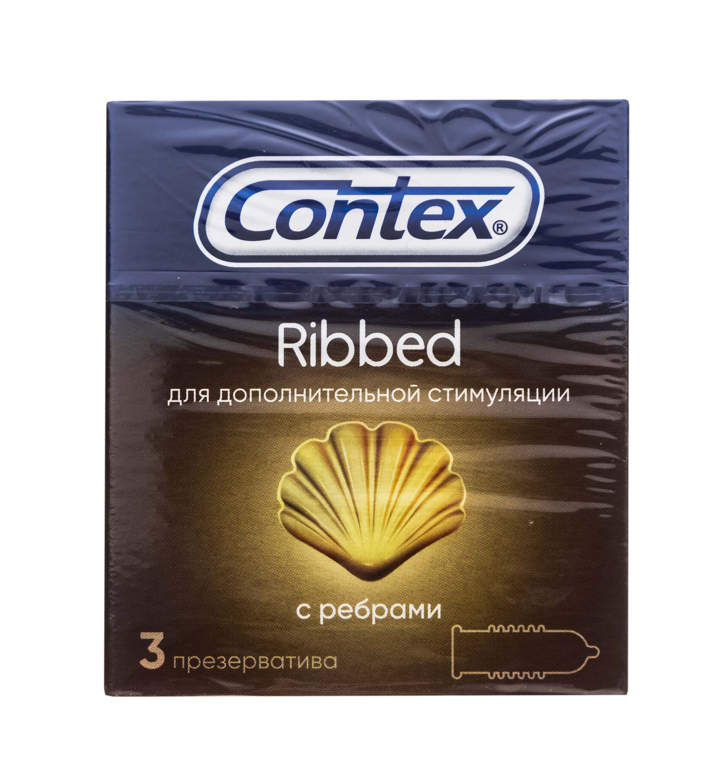 Контекс Презервативы Ribbed ребристые, №3 (Contex, Презервативы) фото 0