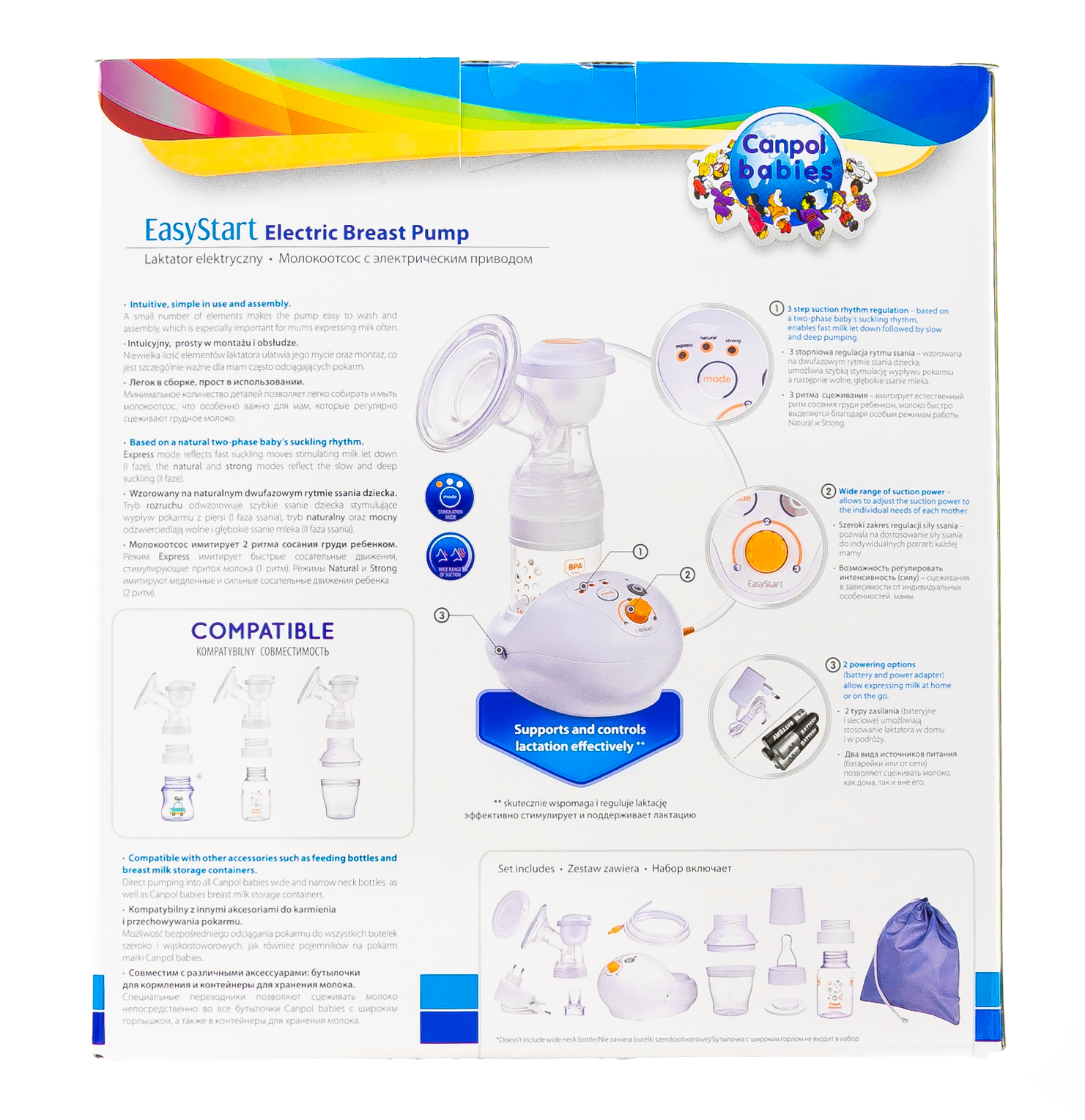 Канпол Электрический молокоотсос EasyStart (Canpol, Товары для мам) фото 2
