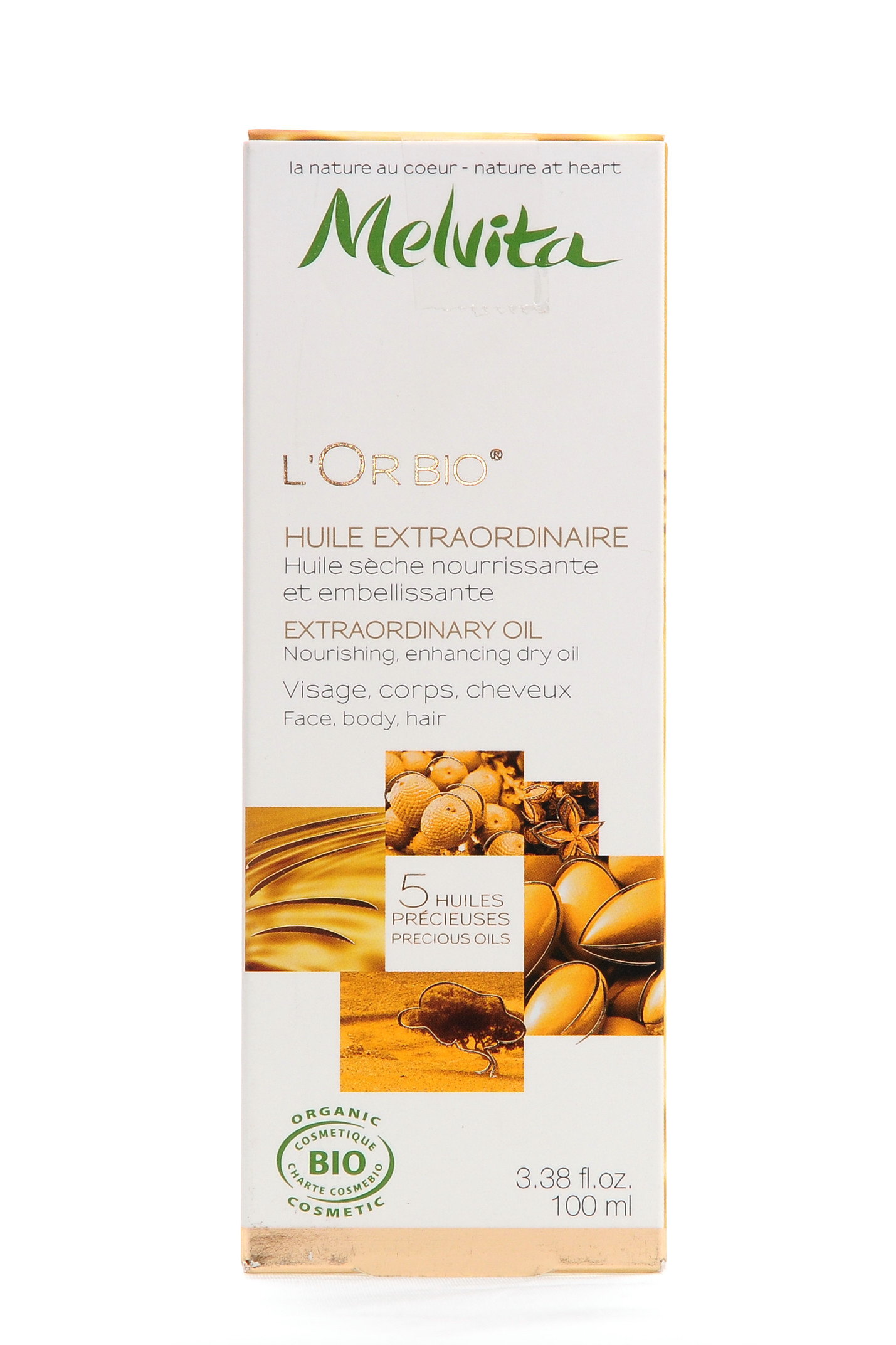 Мелвита Экстраординарное масло L'Or Bio для волос и тела, 100 мл (Melvita, Beauty Oils) фото 1