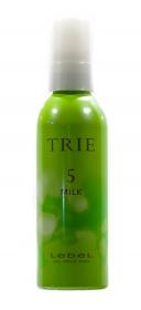 Lebel Молочко для укладки волос средней фиксации Trie Milk 5, 140 мл. фото