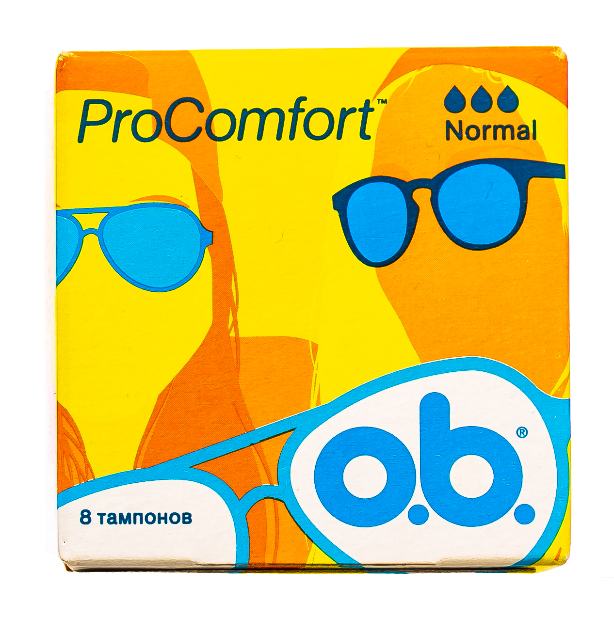 О Би Тампоны нормал 8 штук (O.B., ProComfort) фото 1