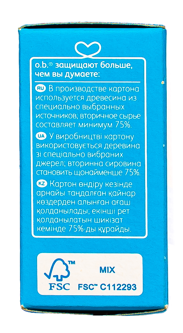 О Би Тампоны нормал 16 штук (O.B., ProComfort) фото 3