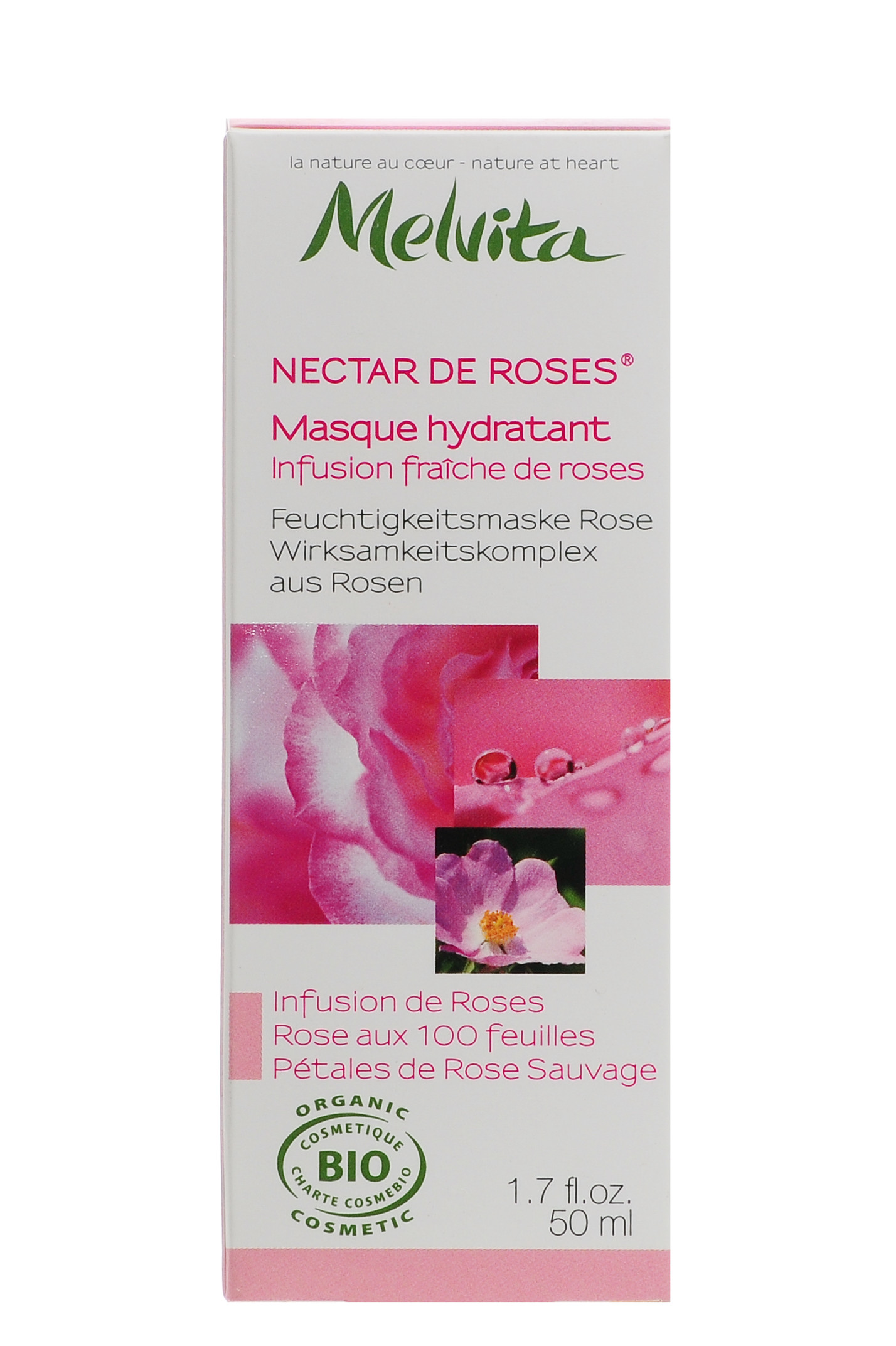 Мелвита Увлажняющая маска для лица Розовый Нектар, 50 мл (Melvita, Nectar de Rose) фото 2