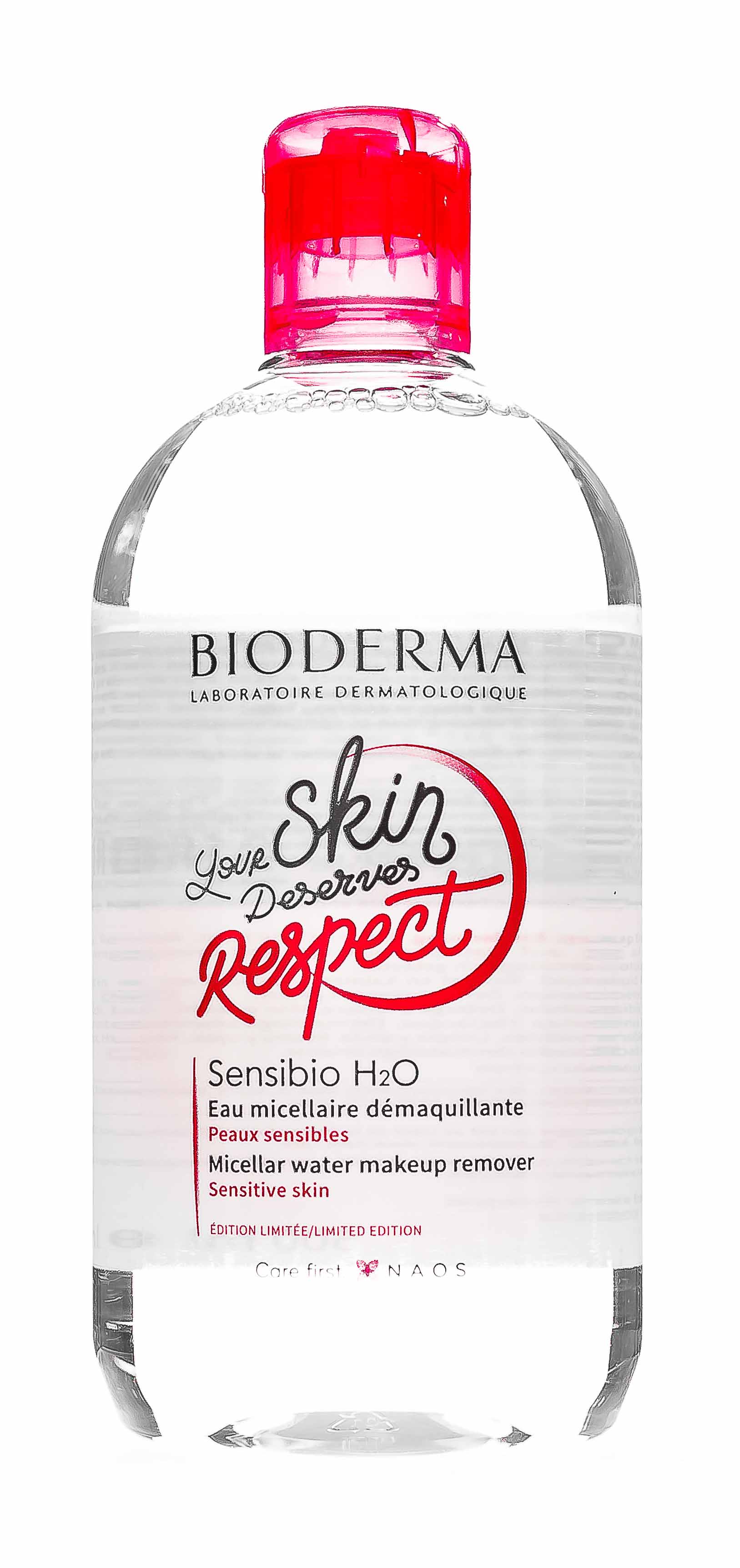 Биодерма Сенсибио Н2О Мицеллярная вода - 25 лет, 500 мл (Bioderma, Sensibio) фото 4