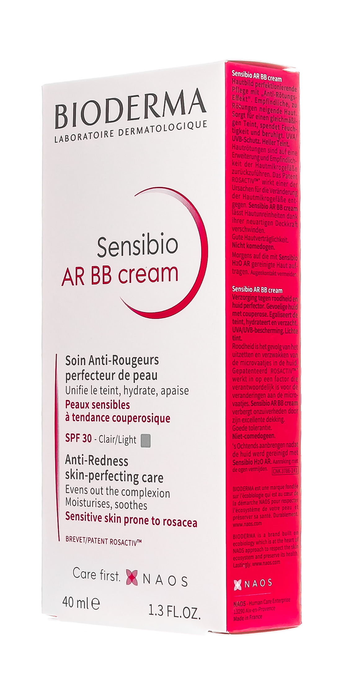 Биодерма Защитный BB-крем AR для кожи с покраснениями и розацеа, 40 мл (Bioderma, Sensibio) фото 3