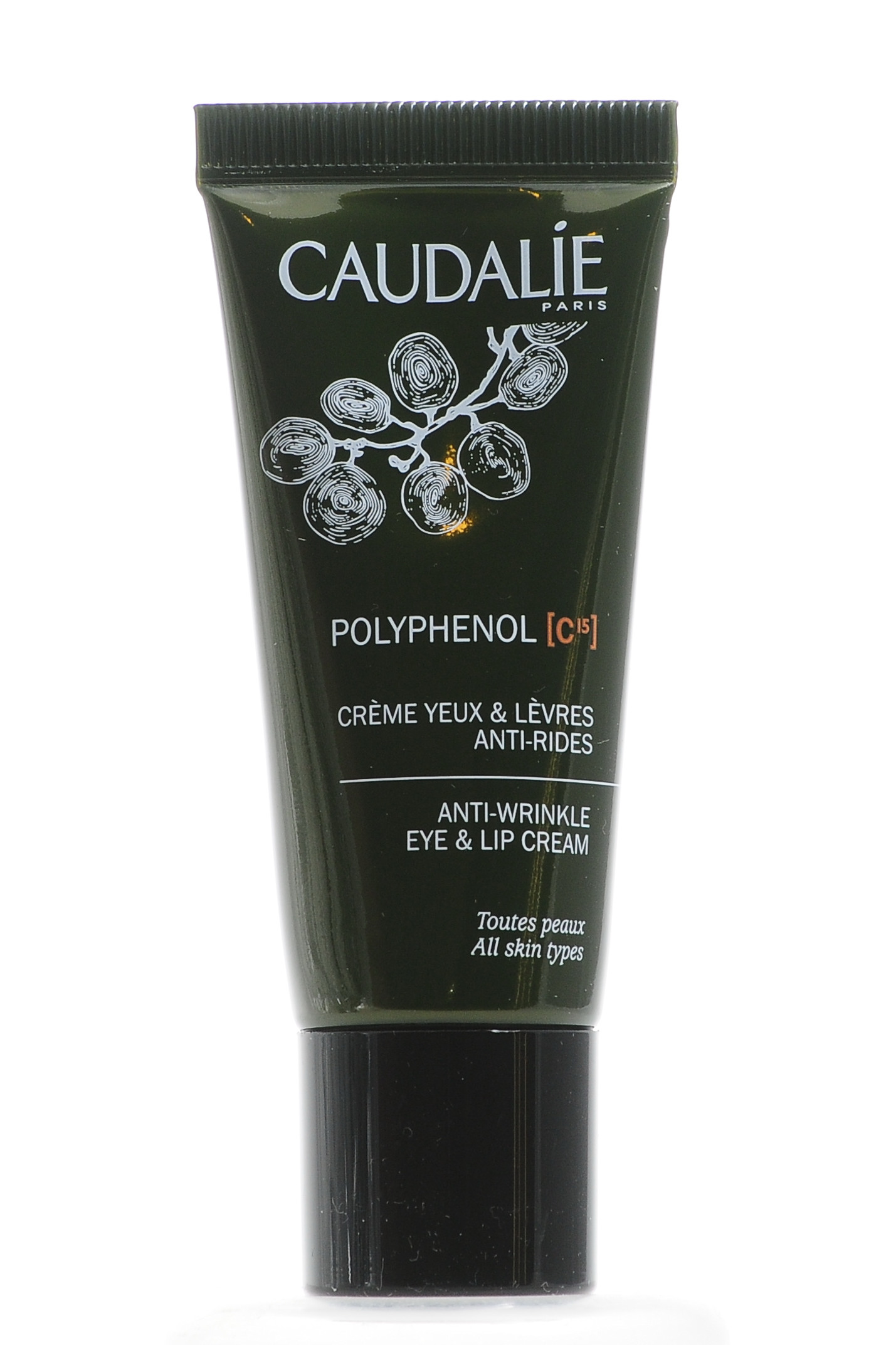 Кодали Крем против морщин для глаз и губ Полифенол C 15, 15 мл (Caudalie, Polyphenol C 15) фото 1