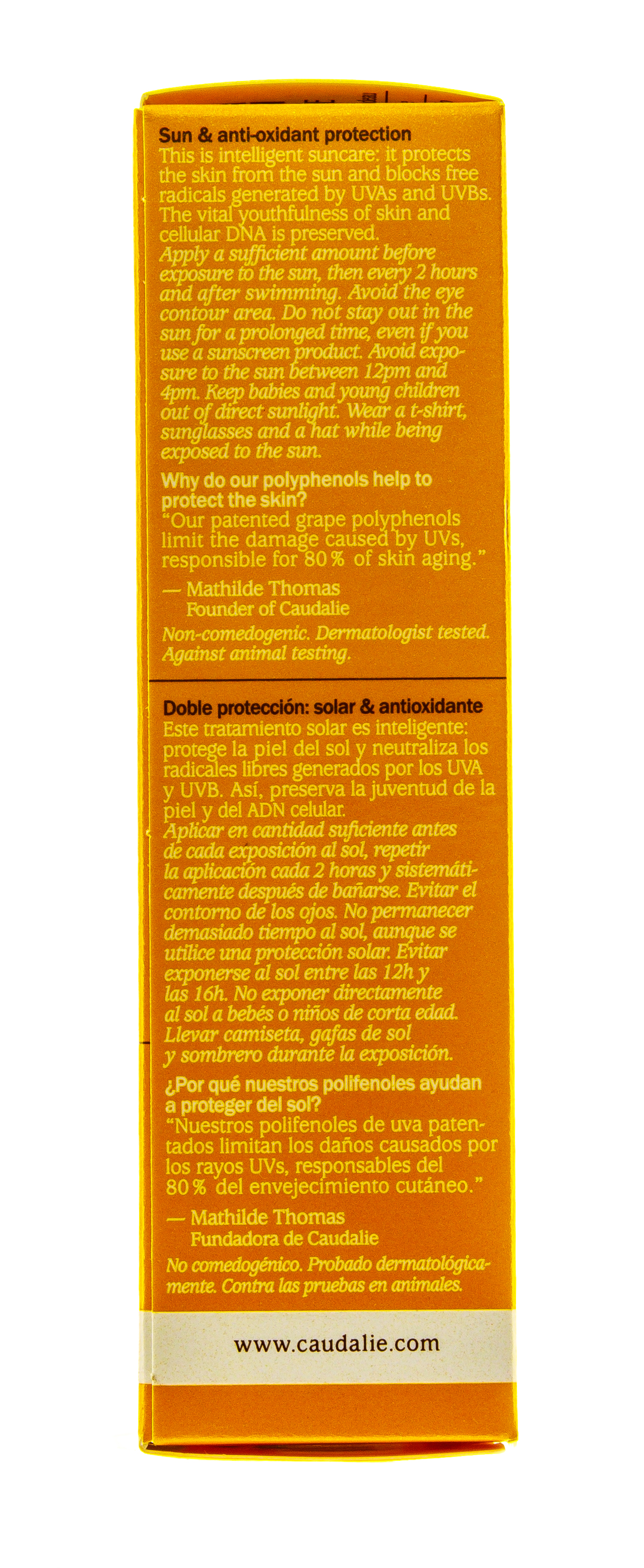 Кодали Антивозрастной солнцезащитный уход для лица SPF 30 Солей Дивин  40 мл (Caudalie, Sun care) фото 8