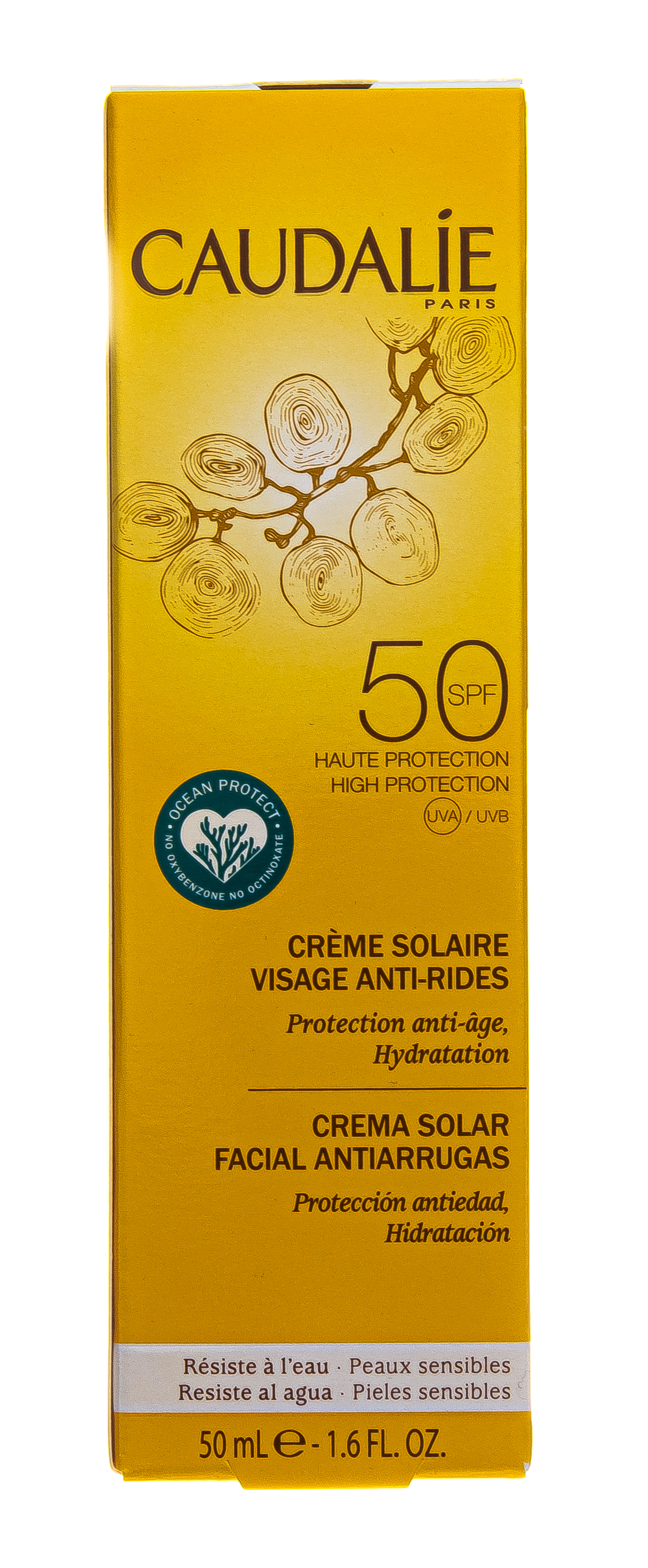 Кодали Солнцезащитный крем для лица против признаков старения SPF 50, 50 мл (Caudalie, Sun care) фото 4