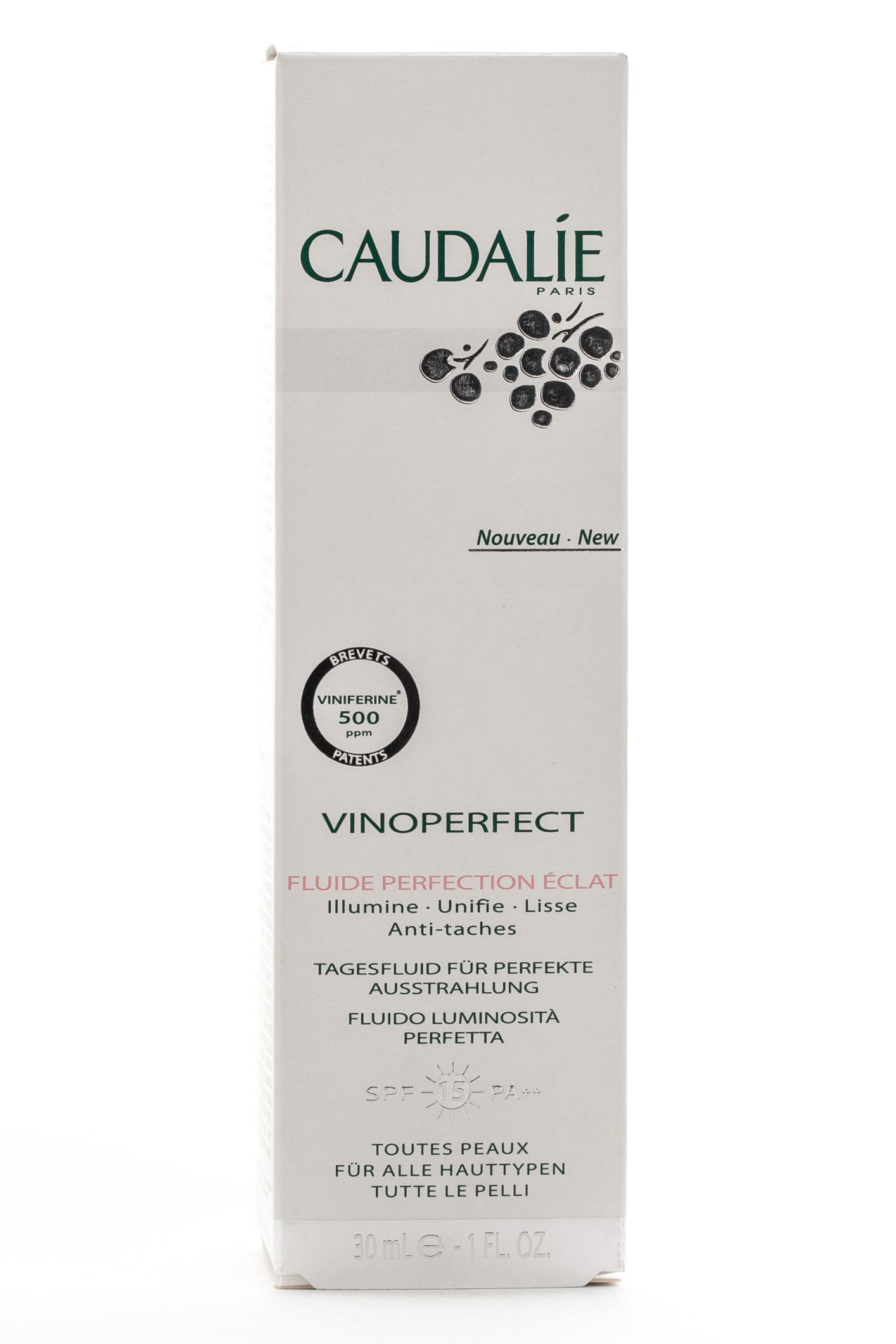 Кодали Идеальный флюид для сияния кожи  SPF15 Виноперфект 30 мл (Caudalie, Vinoperfect) фото 1