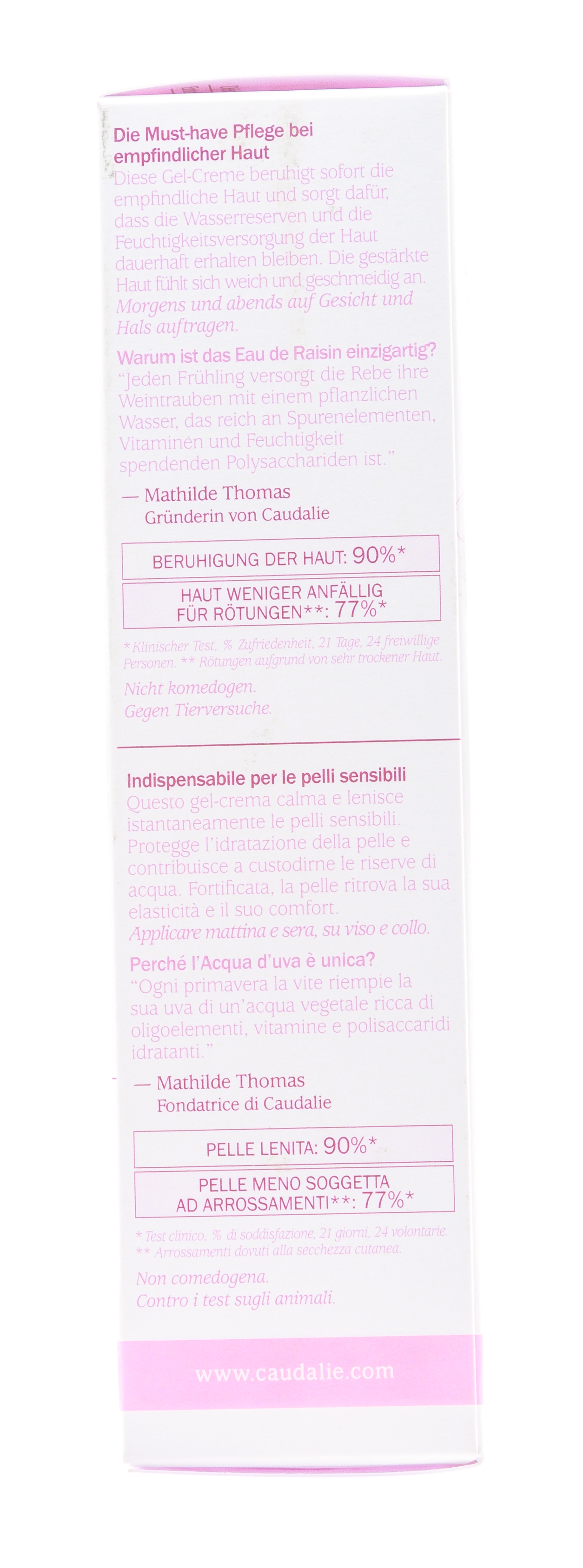 Кодали Крем-сорбет для лица Vinosource увлажняющий для чувствительной кожи, 40 мл (Caudalie, Vinosource) фото 13
