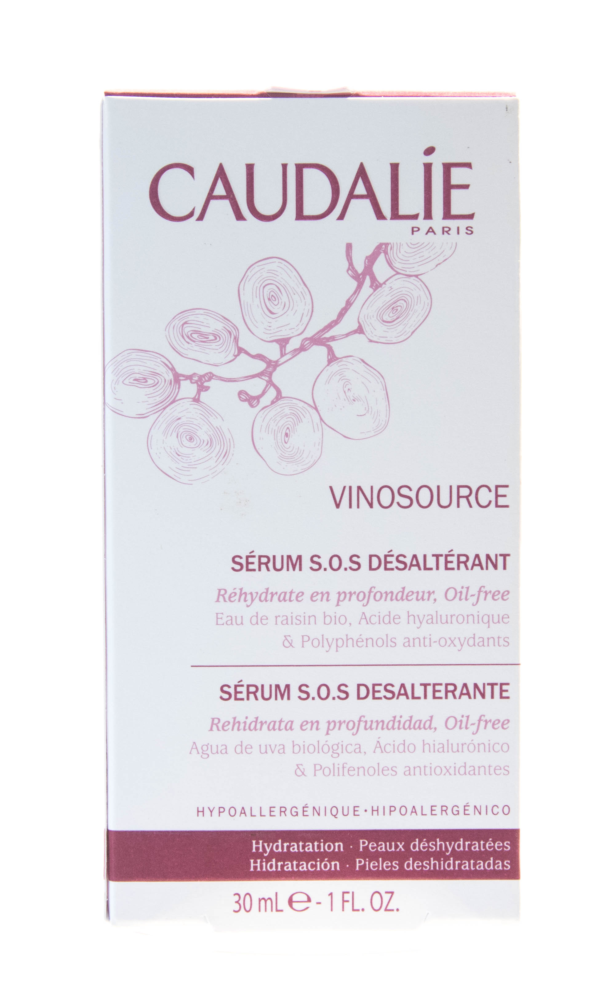 Кодали Сыворотка для лица Vinosource увлажняющая для сухой кожи, 30 мл (Caudalie, Vinosource) фото 8