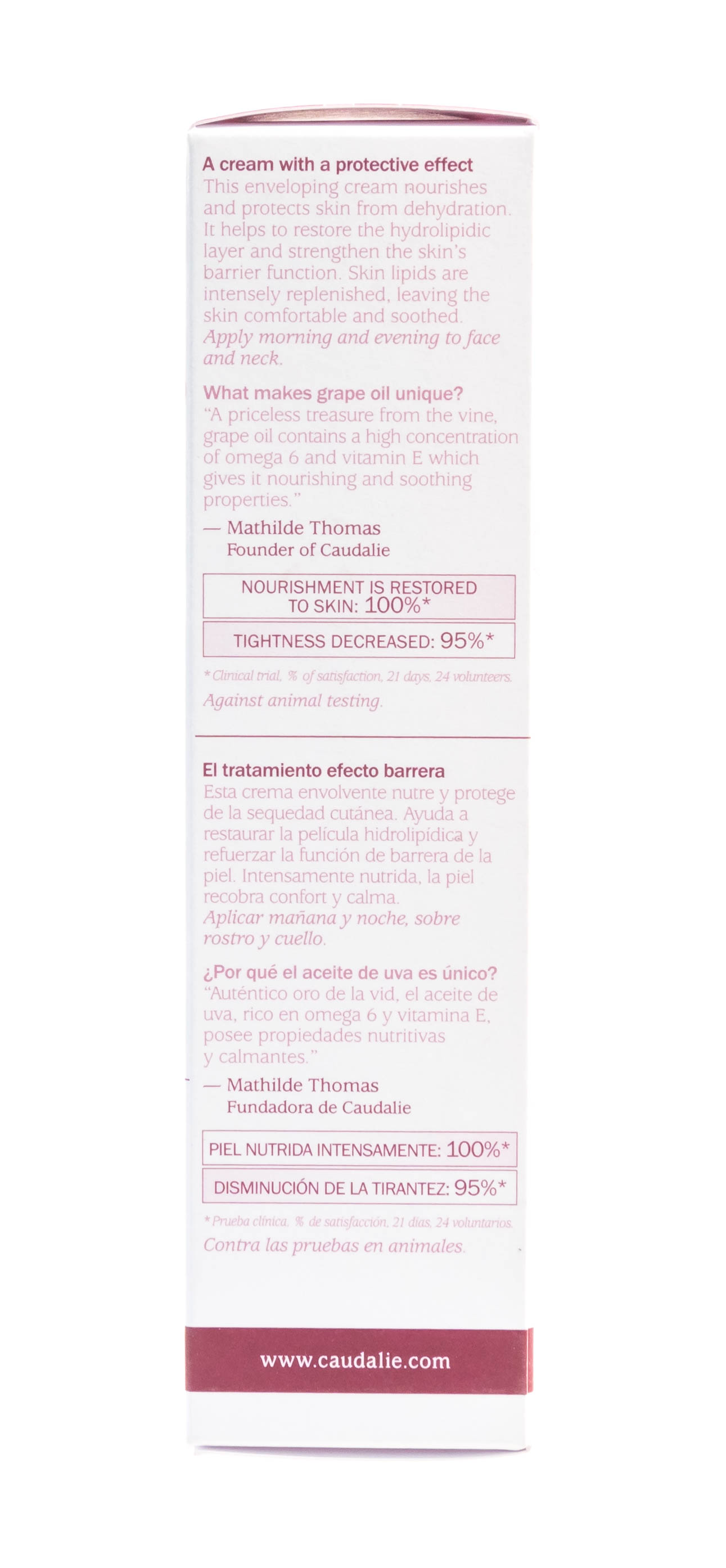 Кодали Крем для лица Vinosource экстраувлажняющий для сухой кожи, 40 мл (Caudalie, Vinosource) Кодали Крем для лица Vinosource экстраувлажняющий для сухой кожи, 40 мл (Caudalie, Vinosource) фото 7