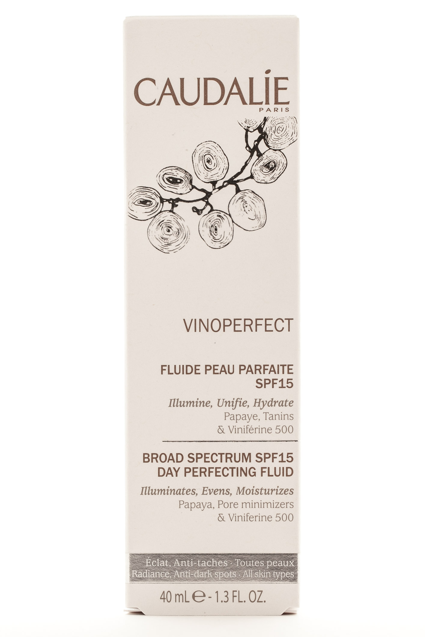 Кодали Флюид Совершенная кожа SPF15 Виноперфект 40 мл (Caudalie, Vinoperfect) фото 2