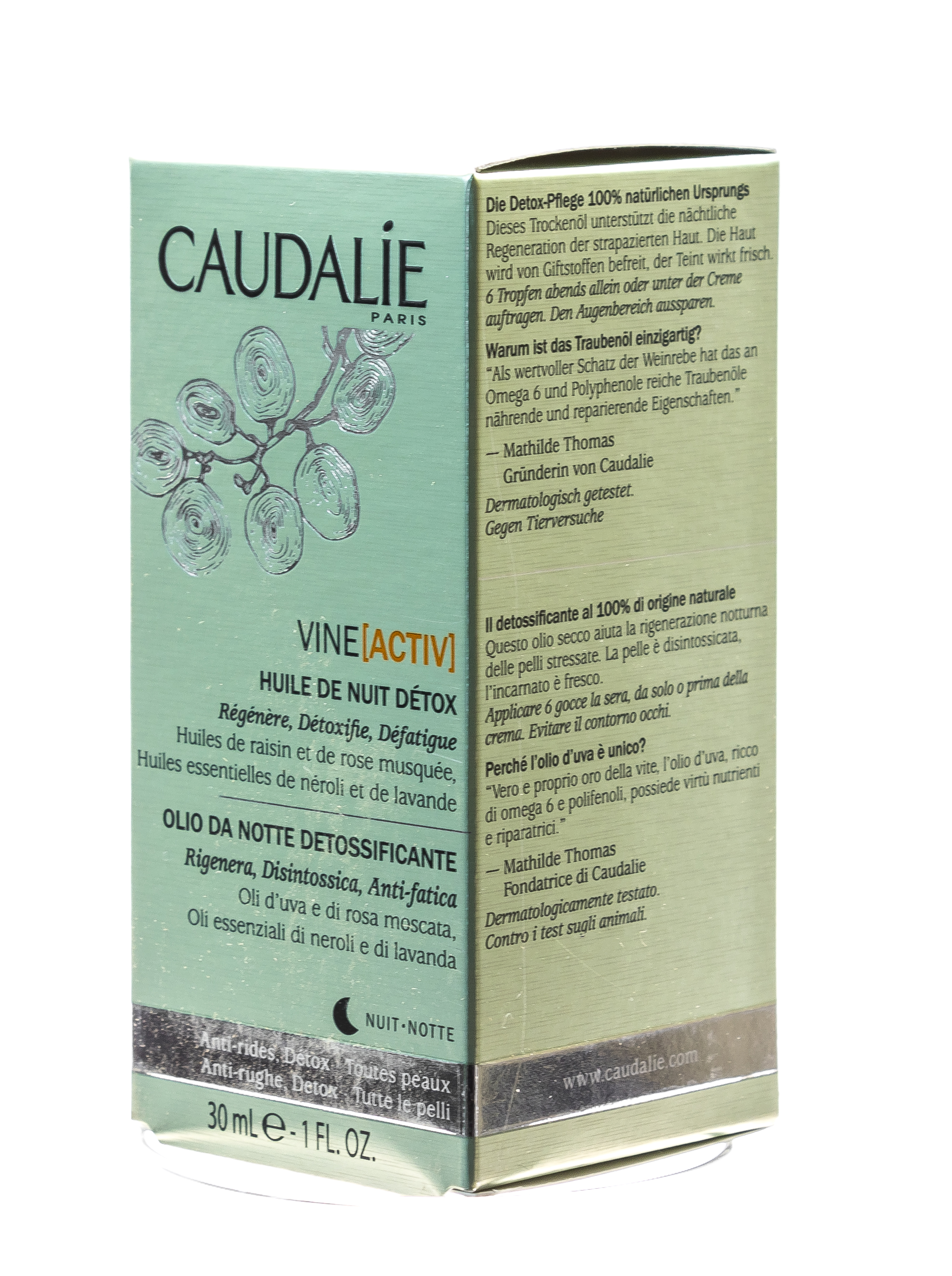 Кодали Ночное детокс-масло для лица Vine [Activ] 30 мл (Caudalie, Vine [Activ]) фото 5